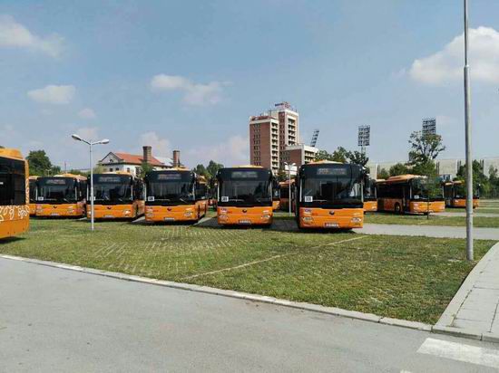 110 Yutong buses delivered to Bulgaria