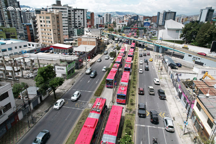 Yutong Dual-powered Trolleybuses Make Historic Debut in Quito Yutong Dual-powered Trolleybuses Make Historic Debut in Quito