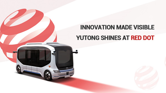 INNOVATION MADE VISIBLE YUTONG SHINES AT RED DOT